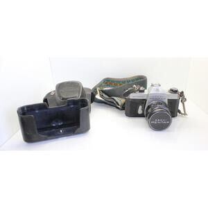 Pentax Asahi Spotmatic SPII Camera w/Super Takumar f/1.8 55mm W/ Case  Japan
